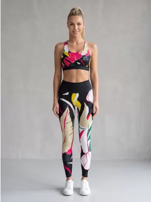 Dámské dlouhé funkční legíny premium ALTISPORT VOJ/ALW042LEG01 ČERNÁ