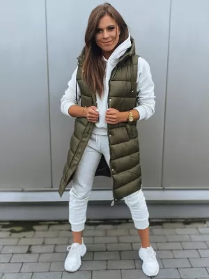Dámská vesta DSTREET KERIN ZELENÁ