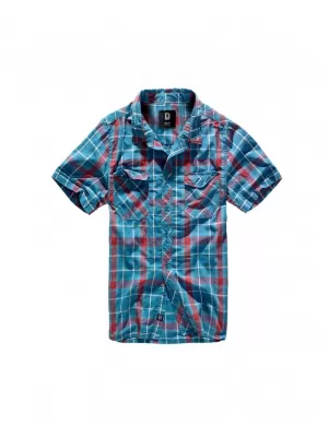 Pánská košile BRANDIT ROADSTAR BD4012 RED/BLUE