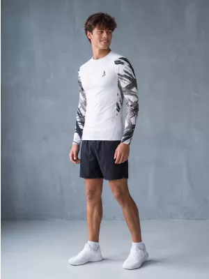 Pánské funkční kompresní tričko premium ALTISPORT VOJ/ALM039TR03 BÍLÁ