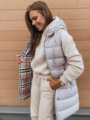 Dámská vesta DSTREET KERIS BÉŽOVÁ