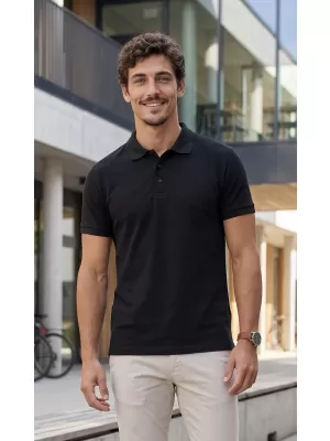 Pánské triko s límečkem ALTISPORT NoPrint NP/ALM302 EBONY GRAY