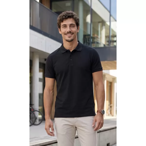  Pánské triko s límečkem ALTISPORT NoPrint NP/ALM302 EBONY GRAY 