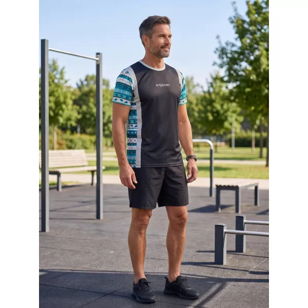  Pánské funkční tričko premium ALTISPORT VOJ/ALM043TR01 ČERNOMODRÁ 