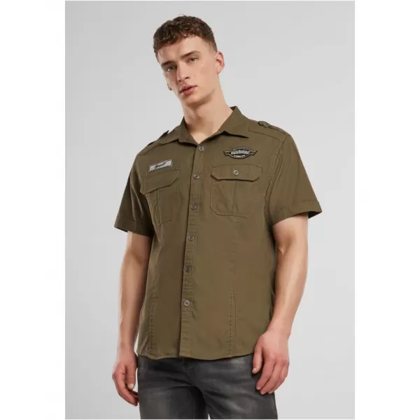  Pánská košile BRANDIT LUIS VINTAGE BD4033 OLIVE 