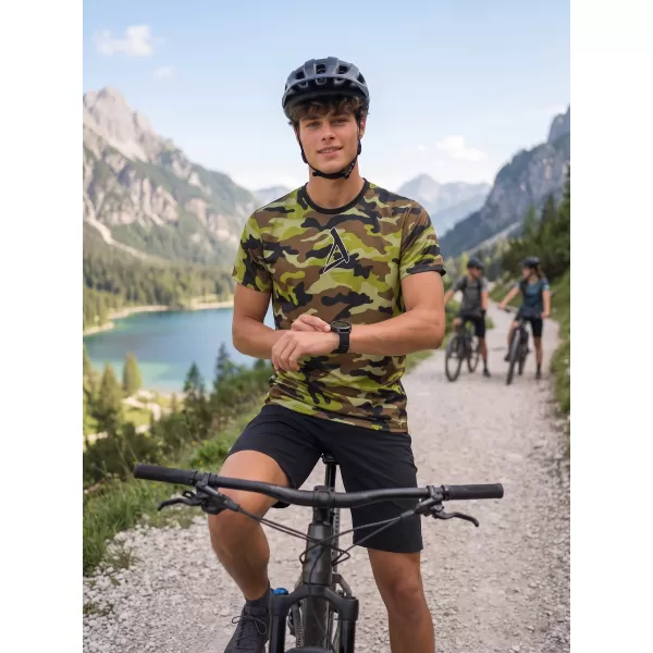  Pánské funkční tričko premium ALTISPORT VOJ/ALM038TR01 ZELENÁ ARMY 