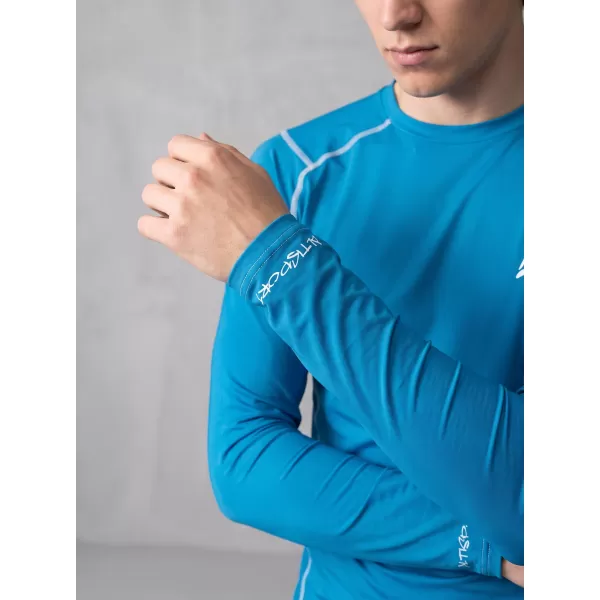  Pánské funkční kompresní tričko premium ALTISPORT VOJ/ALM000TR03 PETROLEJOVÁ 
