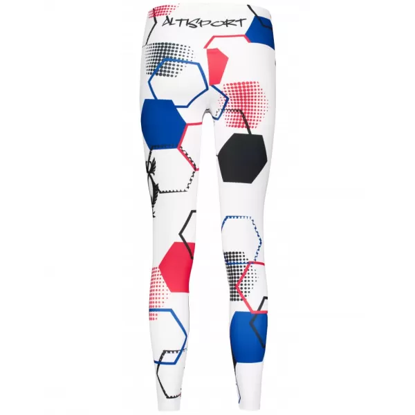  Dámské dlouhé funkční legíny premium ALTISPORT VOJ/ALW036LEG01 HEXA BÍLÁ 