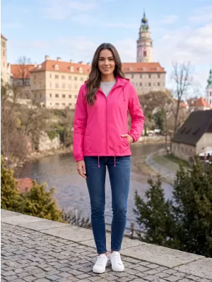 Dámská bunda ALTISPORT NoPrint NP/ALW1311NJ BRIGHT PINK