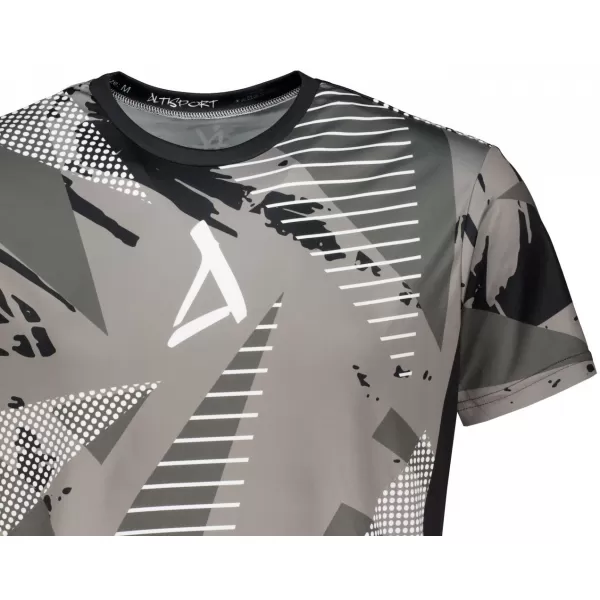  Pánské funkční tričko premium ALTISPORT VOJ/ALM044TR01 ČERNOBÍLÁ 