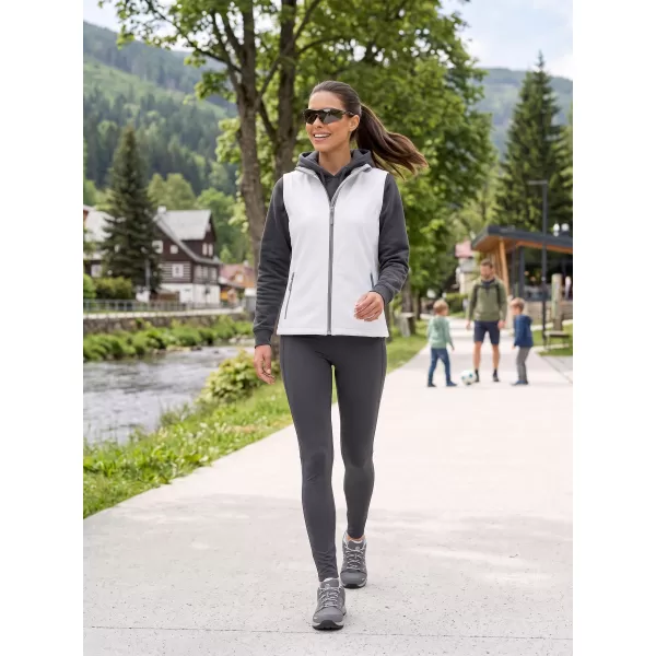  Dámská softshellová vesta ALTISPORT NoPrint NP/ALW7211NJ WHITE/WHITE 