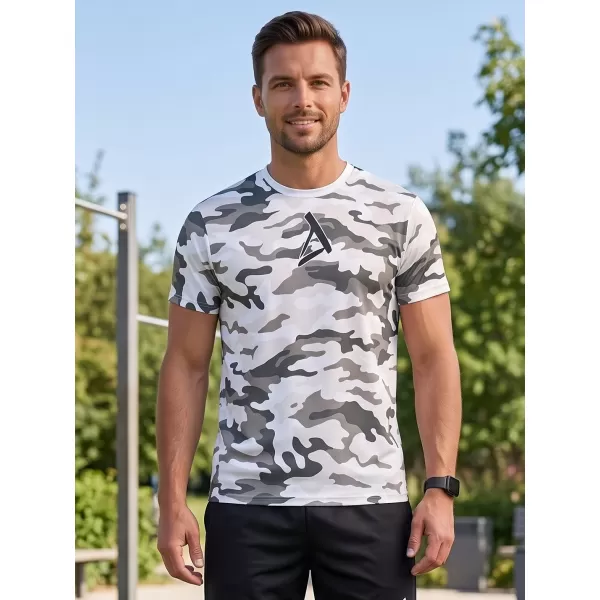  Pánské funkční tričko premium ALTISPORT VOJ/ALM038TR01 BÍLÁ 