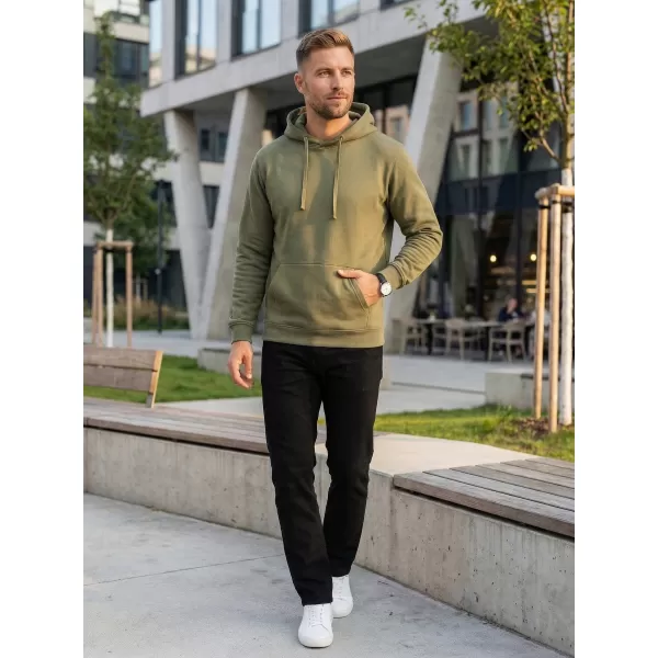  Pánská mikina ALTISPORT NoPrint NP/ALM697NJ OLIVE 