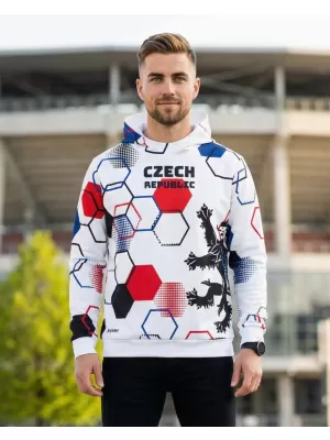 Pánská funkční mikina premium ALTISPORT VOJ/ALM036MI01 HEXA BÍLÁ