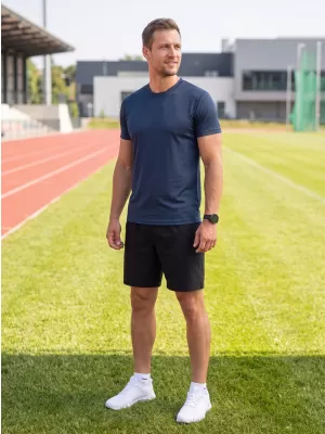 Pánské funkční triko ALTISPORT NoPrint NP/ALM421 NÁMOŘNÍ MODRÁ