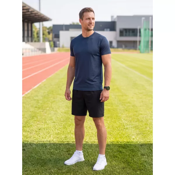  Pánské funkční triko ALTISPORT NoPrint NP/ALM421 NÁMOŘNÍ MODRÁ 