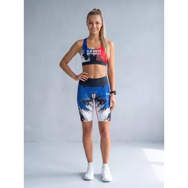  Dámské funkční legíny nad kolena premium ALTISPORT VOJ/ALW036LEG02 ŠMOUHY 