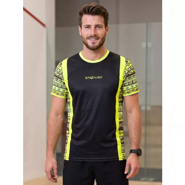  Pánské funkční tričko premium ALTISPORT VOJ/ALM043TR01 NEON ŽLUTÁ 