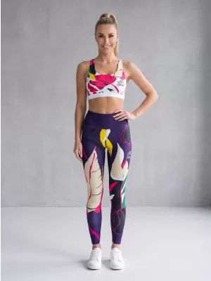 Dámské dlouhé funkční legíny premium ALTISPORT VOJ/ALW042LEG01 TMAVĚ MODRÁ