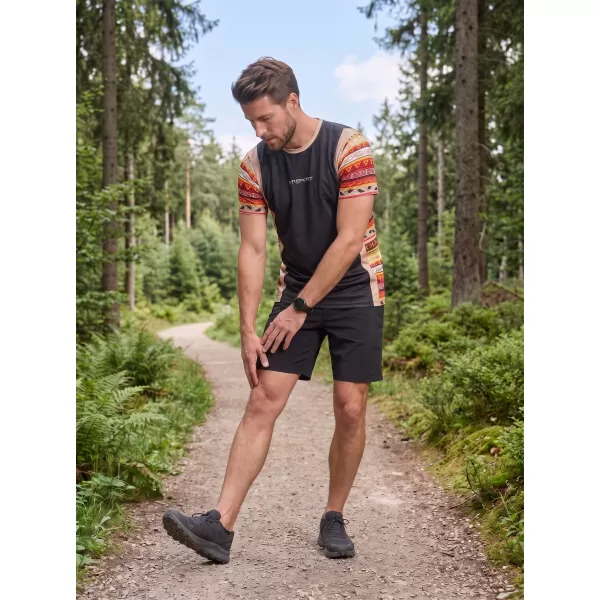  Pánské funkční tričko premium ALTISPORT VOJ/ALM043TR01 ČERNOHNĚDÁ 