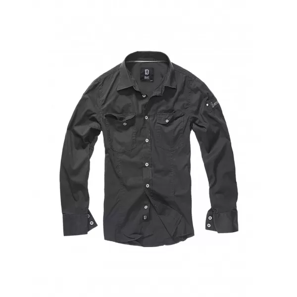  Pánská košile BRANDIT SLIM WORKER BD4005 BLACK 