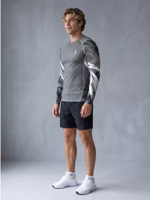 Pánské funkční kompresní tričko premium ALTISPORT VOJ/ALM039TR03 ŠEDÁ