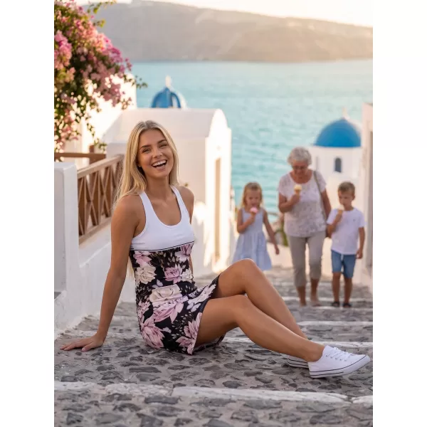  Dámské funkční tílkové šaty ALTISPORT VOJ/ALW008SAT01 BÍLÁ 