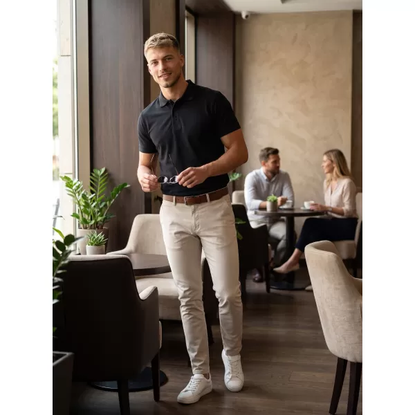  Pánské triko s límečkem ALTISPORT NoPrint NP/ALM302 ANTRACITOVÝ MELÍR 