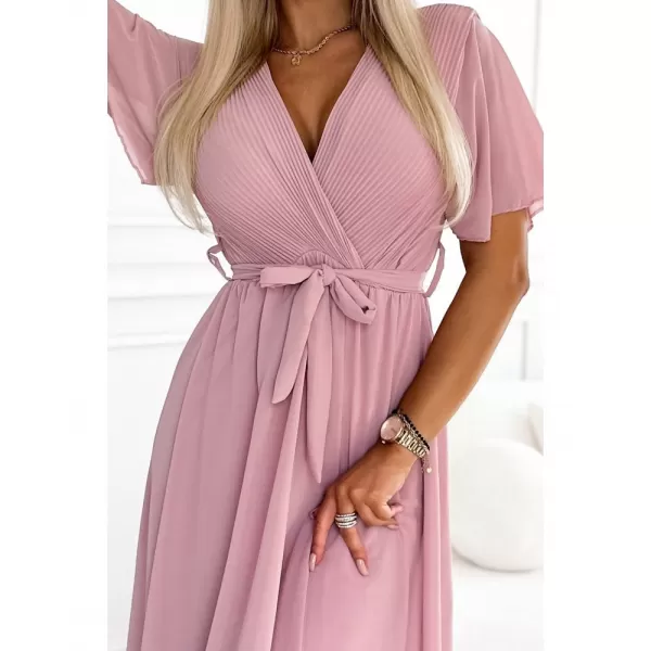  Dámské šaty NUMOCO 545-1 RŮŽOVÁ 