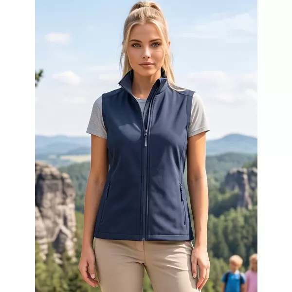  Dámská softshellová vesta ALTISPORT NoPrint NP/ALW7211NJ NAVY/NAVY 