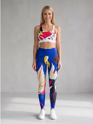 Dámské dlouhé funkční legíny premium ALTISPORT VOJ/ALW042LEG01 MODRÁ