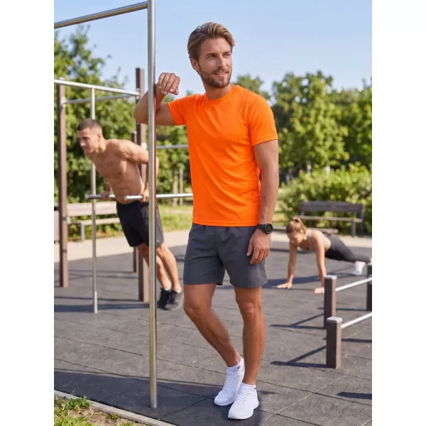  Pánské funkční triko ALTISPORT NoPrint NP/ALM421 NEON ORANGE 