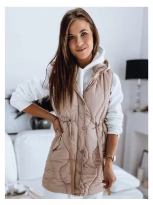 Dámská vesta DSTREET WELIA BÉŽOVÁ