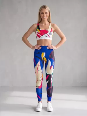 Dámské dlouhé funkční legíny premium ALTISPORT VOJ/ALW042LEG01 MODRÁ