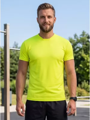 Pánské funkční triko ALTISPORT NoPrint NP/ALM421 NEON YELLOW