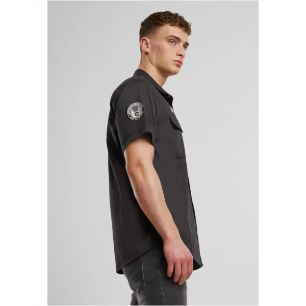  Pánská košile BRANDIT LUIS VINTAGE BD4033 BLACK 