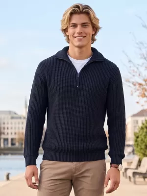 Pánský svetr BRANDIT MARINE TROYER BD5019 NAVY