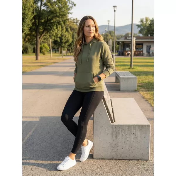  Dámská mikina ALTISPORT NoPrint NP/ALW597NJ OLIVE 