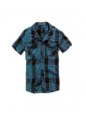 Pánská košile BRANDIT ROADSTAR BD4012 INDIGO CHECKED