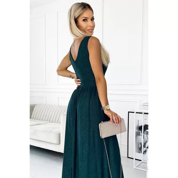  Dámské šaty NUMOCO LOUISE 467-1 ZELENÁ 