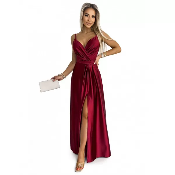  Dámské šaty NUMOCO JULIET 512-6 ČERVENÁ 