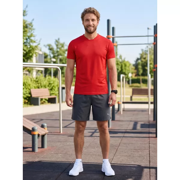  Pánské funkční triko ALTISPORT NoPrint NP/ALM421 ČERVENÁ 