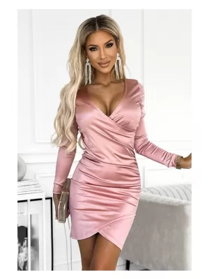 Dámské šaty NUMOCO 477-1 RŮŽOVÁ