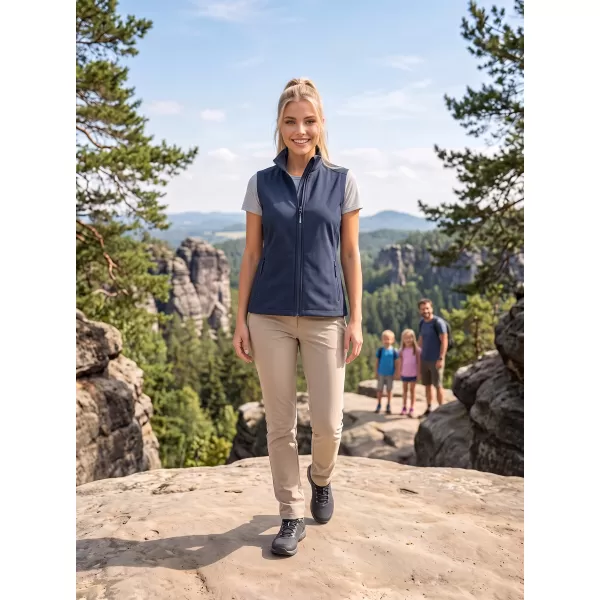  Dámská softshellová vesta ALTISPORT NoPrint NP/ALW7211NJ NAVY/NAVY 