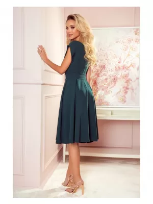 Dámské šaty NUMOCO SCARLETT 348-2 ZELENÁ