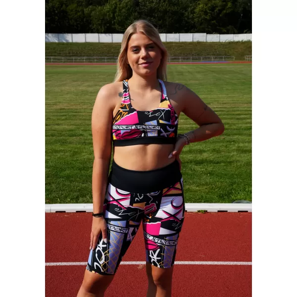  Dámská sportovní podprsenka premium ALTISPORT VOJ/ALW041POD01 ČERNÁ 