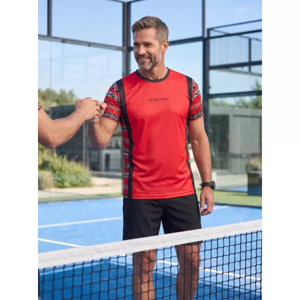  Pánské funkční tričko premium ALTISPORT VOJ/ALM043TR01 ČERVENÁ 