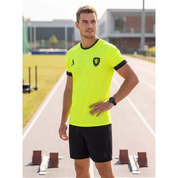  Pánské funkční tričko premium ALTISPORT VOJ/ALM040TR01 NEON YELLOW 