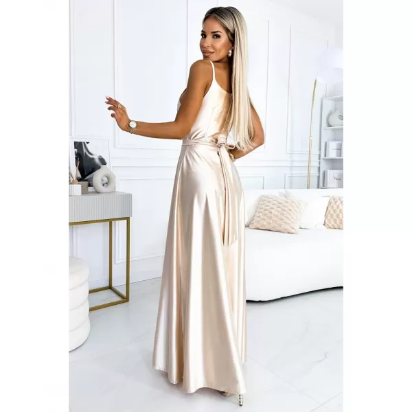  Dámské šaty NUMOCO JULIET 512-3 BÉŽOVÁ 
