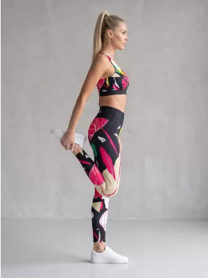 Dámské dlouhé funkční legíny premium ALTISPORT VOJ/ALW042LEG01 ČERNÁ